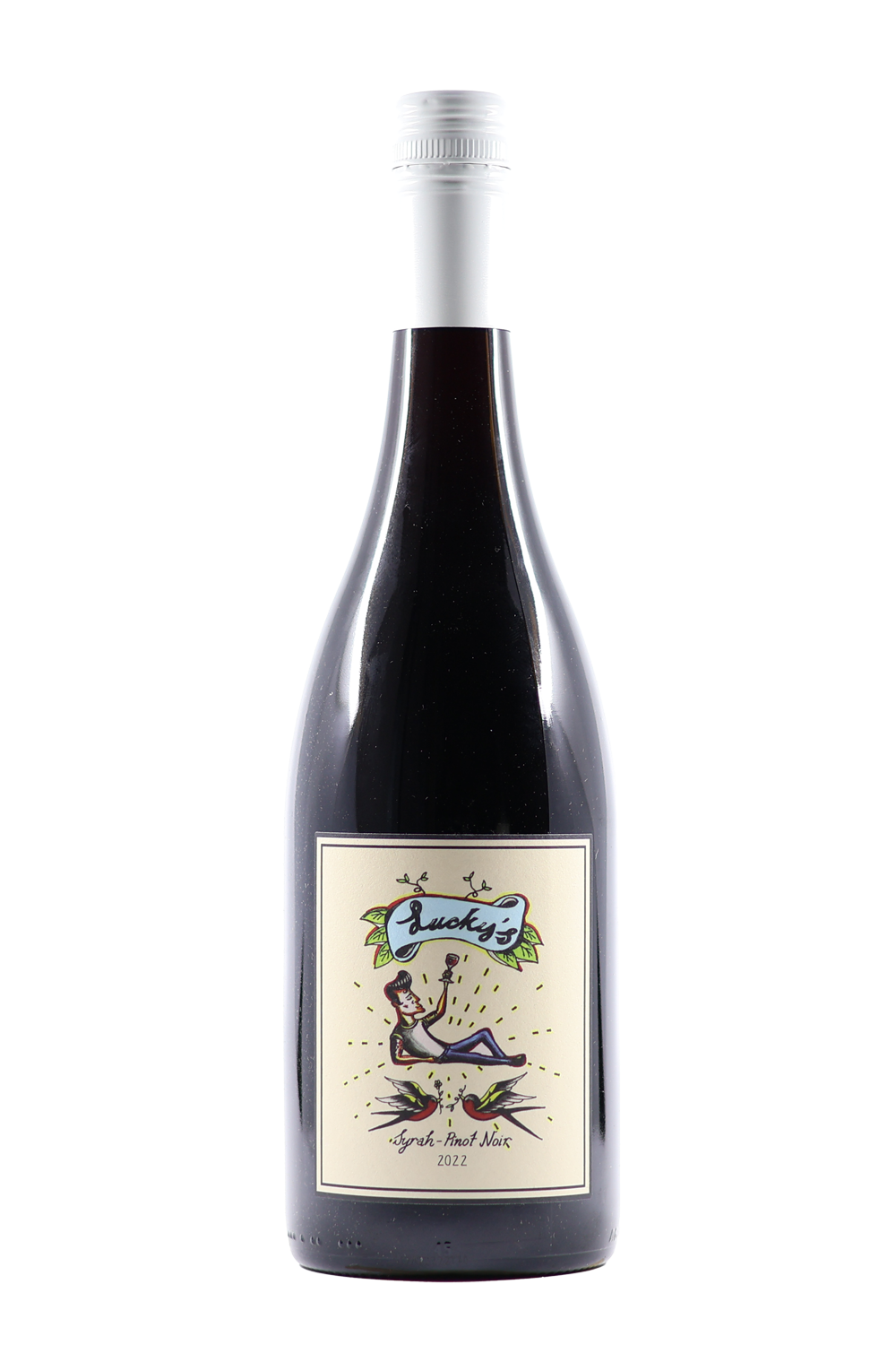 From Sunday Winemakers 'Lucky's' Syrah, Pinot Noir