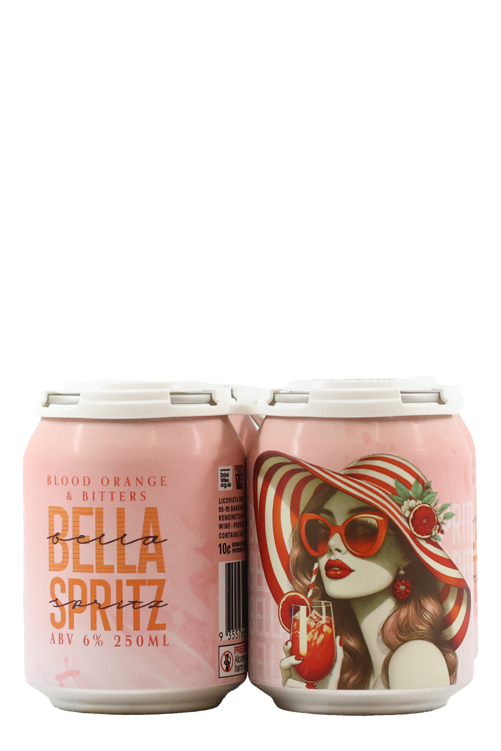 Bella Spritz Blood Orange & Bitters 4pk