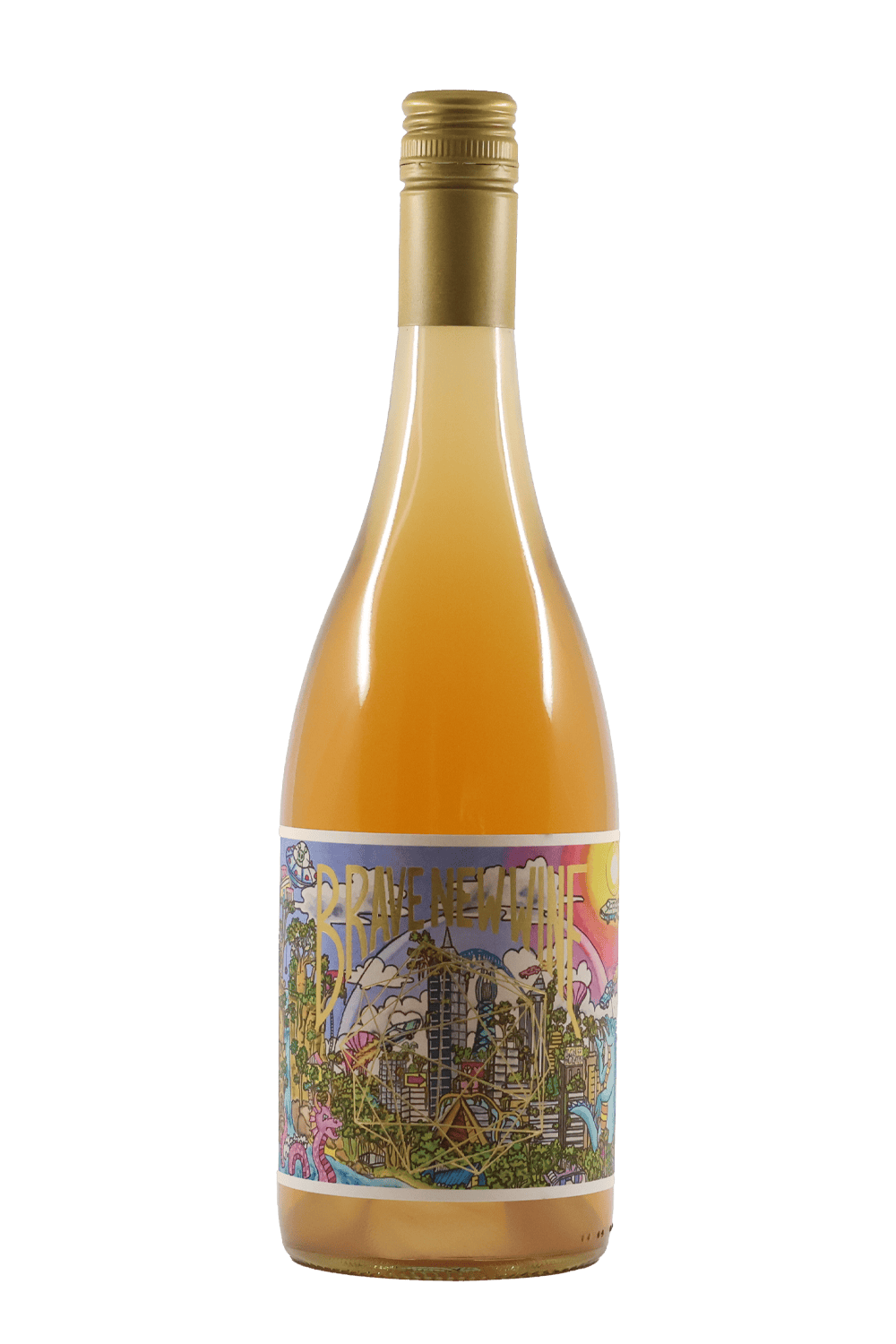 Brave New Wines 'Pystopia' Gewurztraminer, Pinot Gris, Riesling 2023 Orange Wine by Smokey's Bottle Shop
