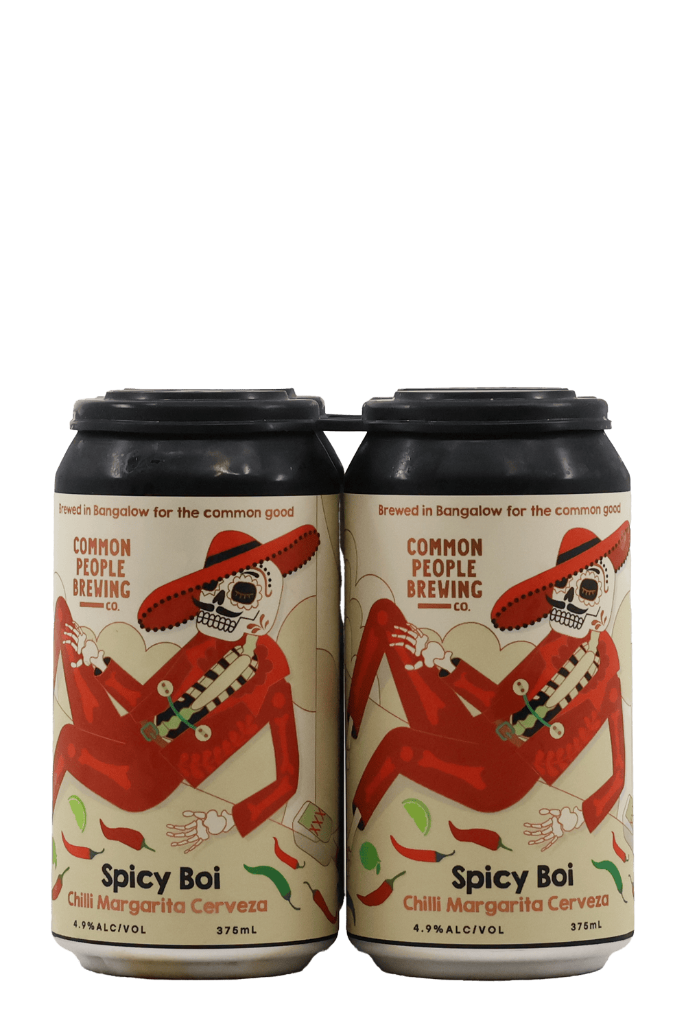 Common People 'Spicy Boi' Chilli Margarita Cerveza 4pk Beer & Cider by Culture Wine & Liquor