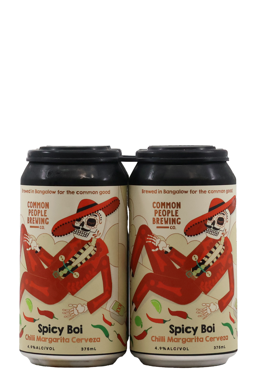 Common People 'Spicy Boi' Chilli Margarita Cerveza 4pk
