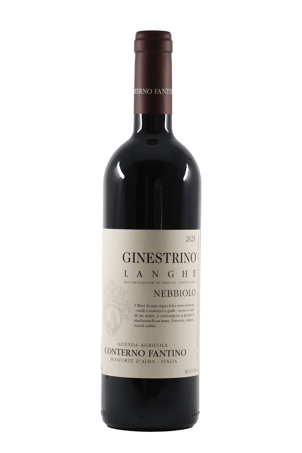 Conterno Fantino 'Ginestrino' Nebbiolo 2023 Red Wine by Smokey's Bottle Shop