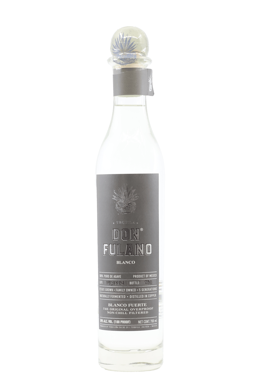 Don Fulano Tequila Blanco Fuerte Spirits etc. by Smokey's Bottle Shop