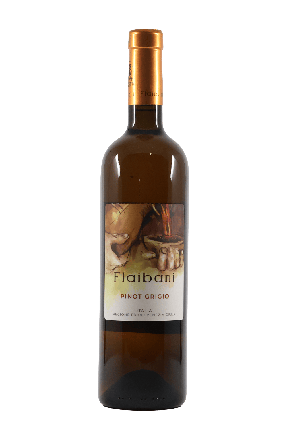 Flaibani Colli Orientali del Friuli Pinot Grigio 2023 White Wine by Smokey's Bottle Shop