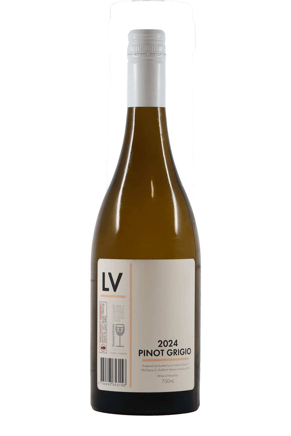 La Violetta Pinot Grigio 2024 White Wine by Smokey's Bottle Shop