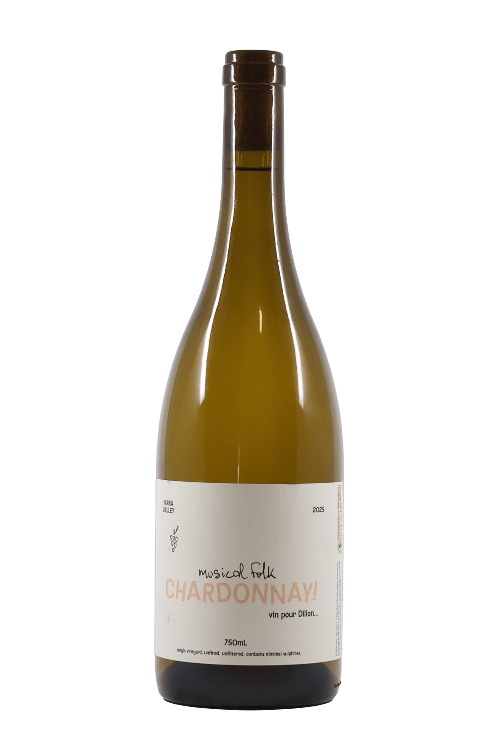 Musical Folk Chardonnay 2025 White Wine by Smokey's Bottle Shop