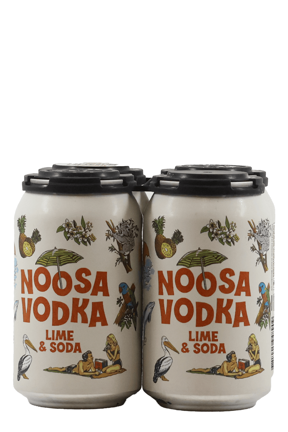 Noosa Beer Vodka Lime & Soda 4pk by Smokey's Bottle Shop