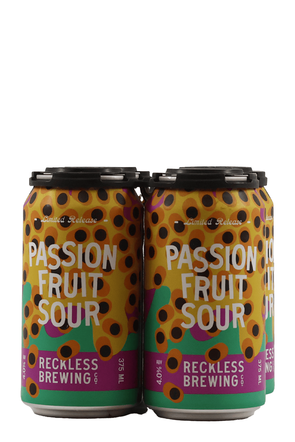Reckless Brewing Passionfruit Sour 4pk by Smokey's Bottle Shop
