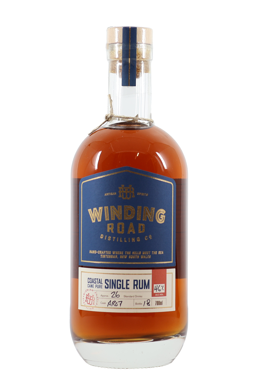 Winding Road Distilling Co Coastal Cane Pure Single Rum