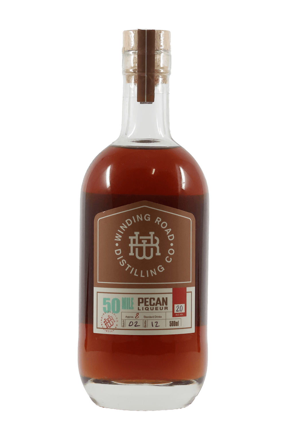 Winding Road Distilling Co 50 Mile Pecan Liqueur Spirits etc. by Smokey's Bottle Shop