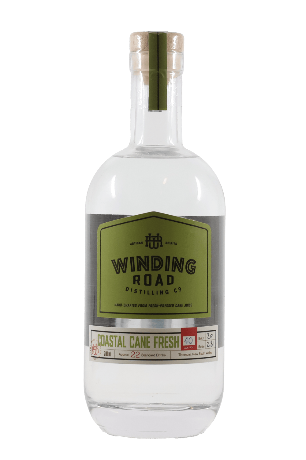 Winding Road Distilling Co Coastal Cane Fresh Spirits etc. by Smokey's Bottle Shop