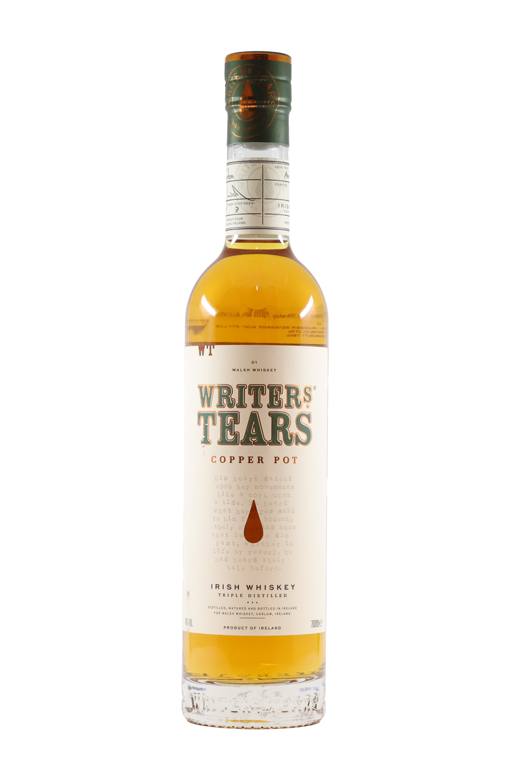 Writers Tears Copper Pot Irish Whiskey