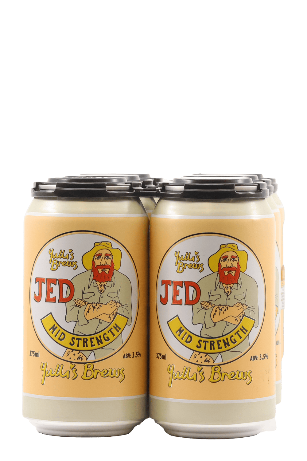 Yulli's 'Jed' Mid Strength 6pk Beer & Cider by Smokey's Bottle Shop